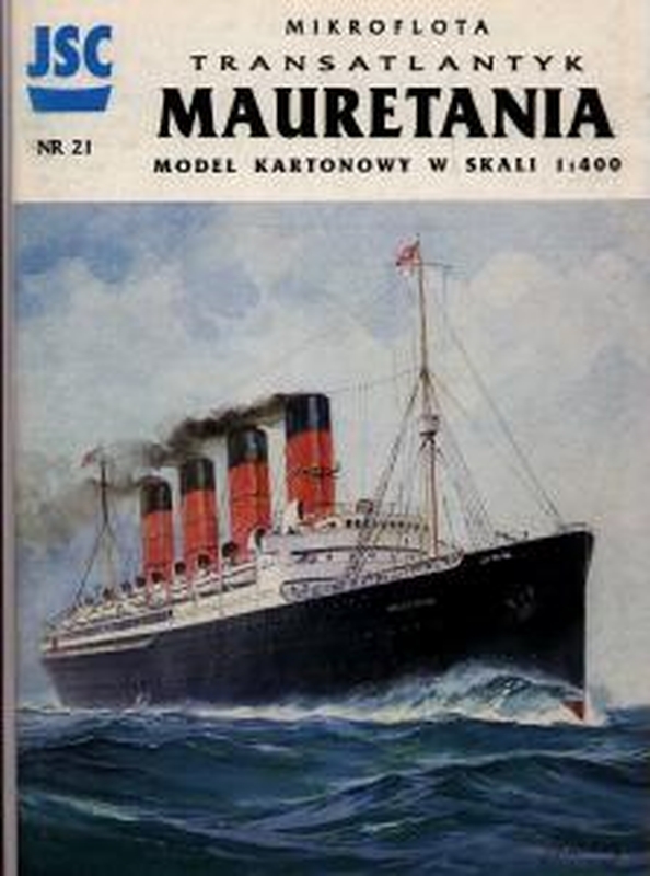 Plan PassengerShip Mauretania - JSC